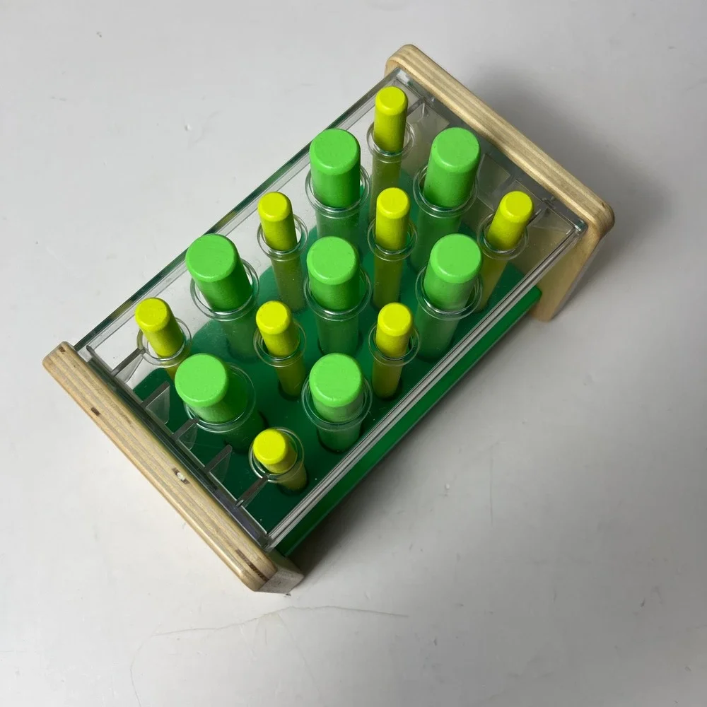 Lovevery Peg Board Toy Unisex OS Green Wooden Montessori Learning Development